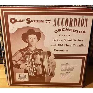 Olaf Sveen & His Accordion Orchestra Plays Polkas, Schottisches 33RPM VG+ AB37